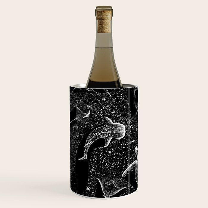Cosmic Ocean (Black Version) Wine Chiller Gallery Image 2