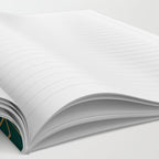 Art Deco Emerald Green & Gold Pattern Notebook Gallery Image 2