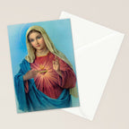 Immaculate Heart Of Mary Stationery Card Gallery Image 2