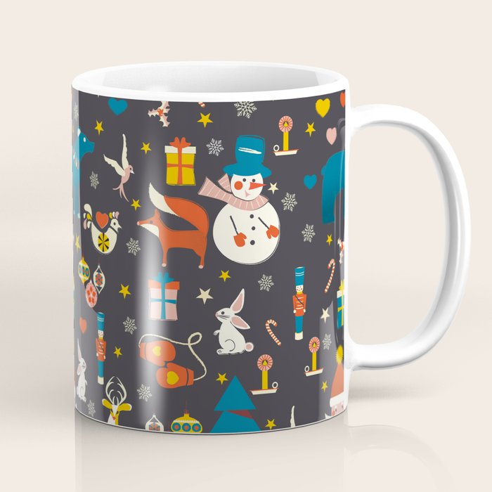 Christmas symbols pattern Coffee Mug Gallery Image 1