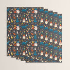 Christmas symbols pattern Wrapping Paper Gallery Image 3