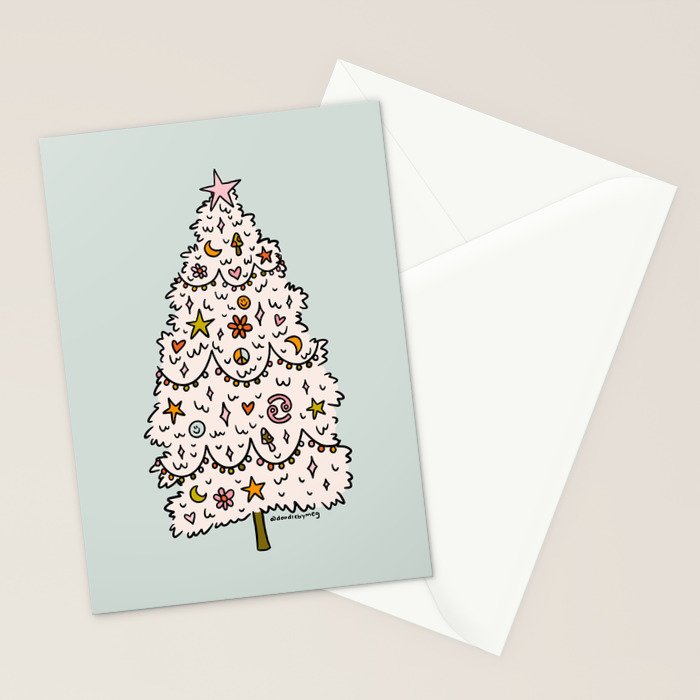 Cancer Tree Stationery Card Gallery Image 2