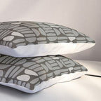 Bold Minimalism . Neutral Pillow Sham Gallery Image 3