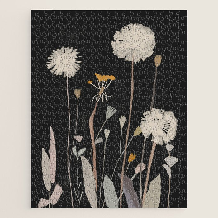 Wildflowers and Dandelions Jigsaw Puzzle Gallery Image 1
