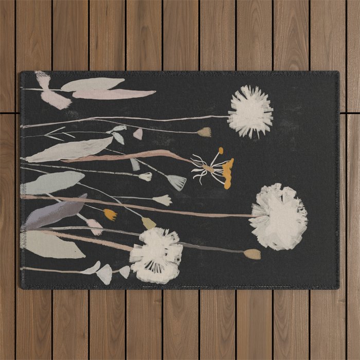 Wildflowers and Dandelions Outdoor Rug Gallery Image 1