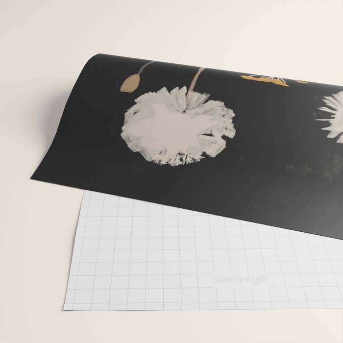 Wildflowers and Dandelions Wrapping Paper Gallery Image 2
