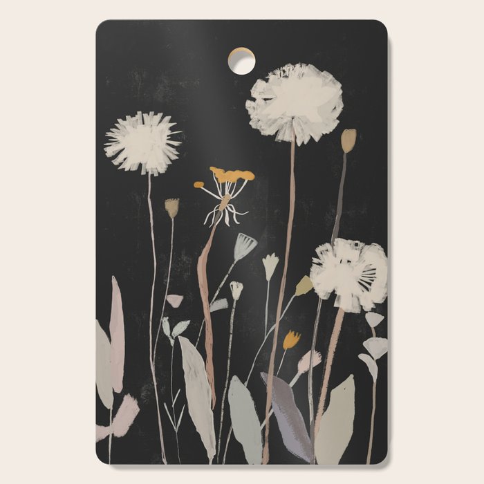 Wildflowers and Dandelions Cutting Board Gallery Image 1