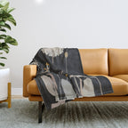 Wildflowers and Dandelions Throw Blanket Gallery Image 1