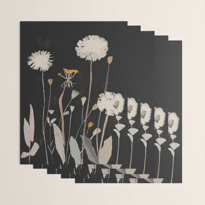Wildflowers and Dandelions Wrapping Paper Gallery Image 3