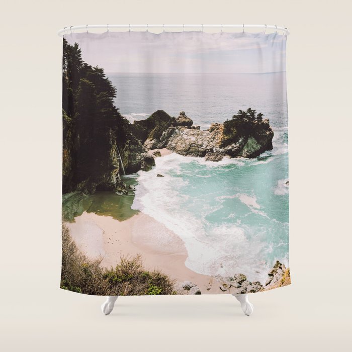 big sur iv - california Shower Curtain Gallery Image 1
