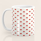 Y2K Cherries - Creme Pattern Miniature Coffee Mug Gallery Image 3