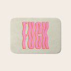 Favorite Word: Peach Wavy Edition Bath Mat Gallery Image 1