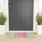 Favorite Word: Peach Wavy Edition Welcome Mat Gallery Image 3
