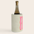 Favorite Word: Peach Wavy Edition Wine Chiller Gallery Image 2