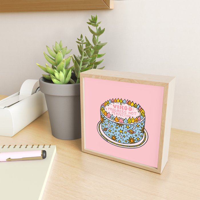 Virgo Cake Mini Art Print Gallery Image 2
