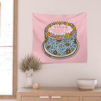 Virgo Cake Wall Tapestry Gallery Image 2