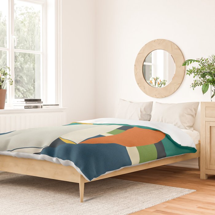 mid century sails Duvet Cover Gallery Image 2