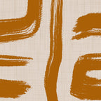 Amber Brushstrokes - Abstract Mid Century Modern Coffee Mug Gallery Image 2