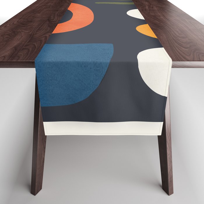 Abstract Colorful Setting 2 Table Runner Gallery Image 1