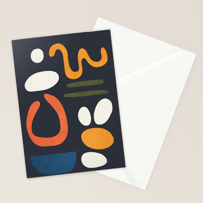 Abstract Colorful Setting 2 Stationery Card Gallery Image 2