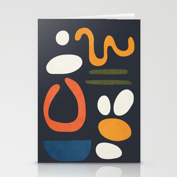 Abstract Colorful Setting 2 Stationery Card Gallery Image 1