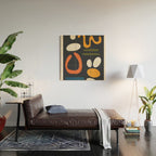 Abstract Colorful Setting 2 Wood Wall Art Gallery Image 2