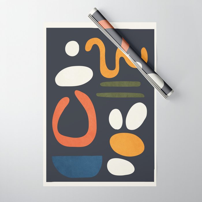 Abstract Colorful Setting 2 Wrapping Paper Gallery Image 1