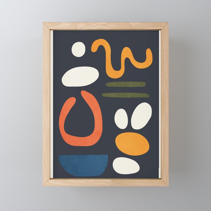 Abstract Colorful Setting 2 Mini Art Print Gallery Image 1