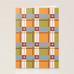 Autumn Breeze Checks Stationery Card Gallery Image 2