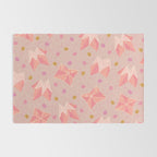 Origami Fortune Teller in Pastel Pink Rug Gallery Image 2