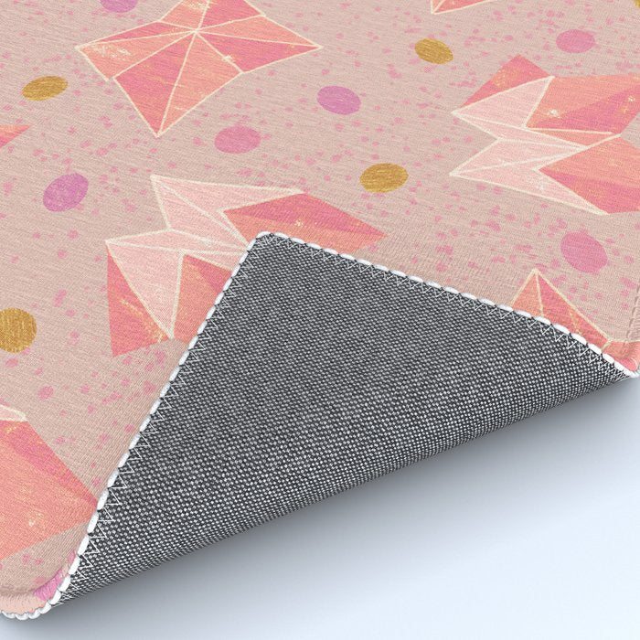 Origami Fortune Teller in Pastel Pink Rug Gallery Image 4
