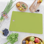 Chartreuse Green Solid Color Cutting Board Gallery Image 2