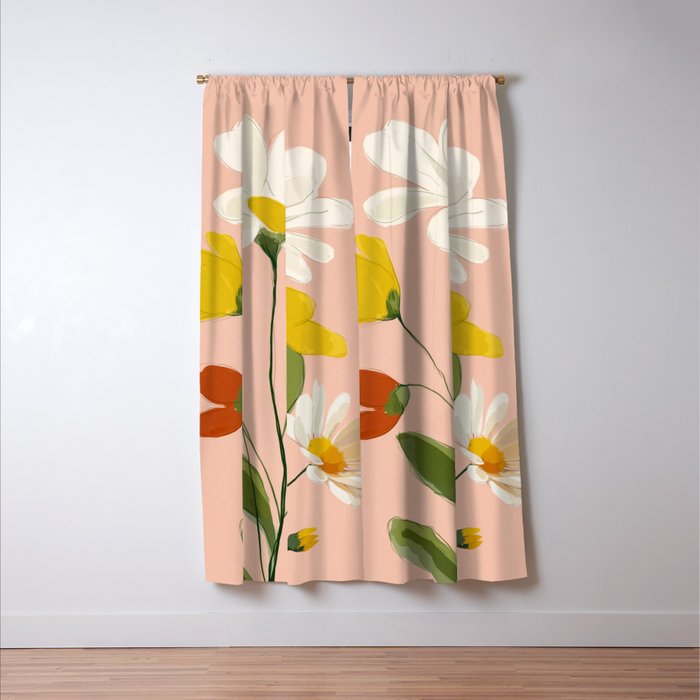 Daisy Daydream Window Curtain Gallery Image 3