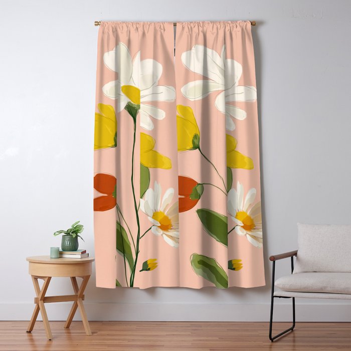 Daisy Daydream Window Curtain Gallery Image 1