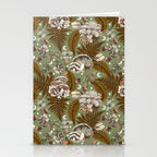 Mushrooms in moon forest G Stationery Card Gallery Image 2