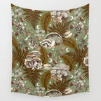 Mushrooms in moon forest G Wall Tapestry Gallery Image 4
