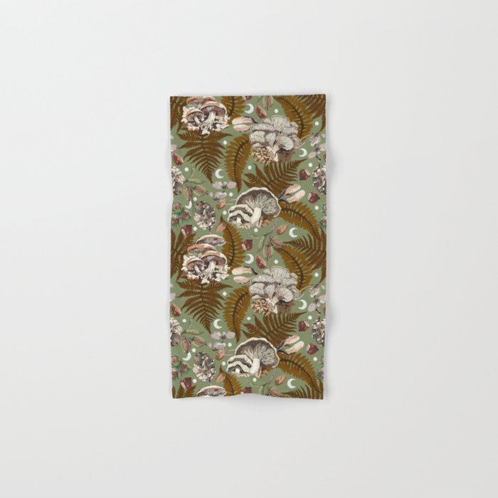 Mushrooms in moon forest G Bath Towel Gallery Image 1