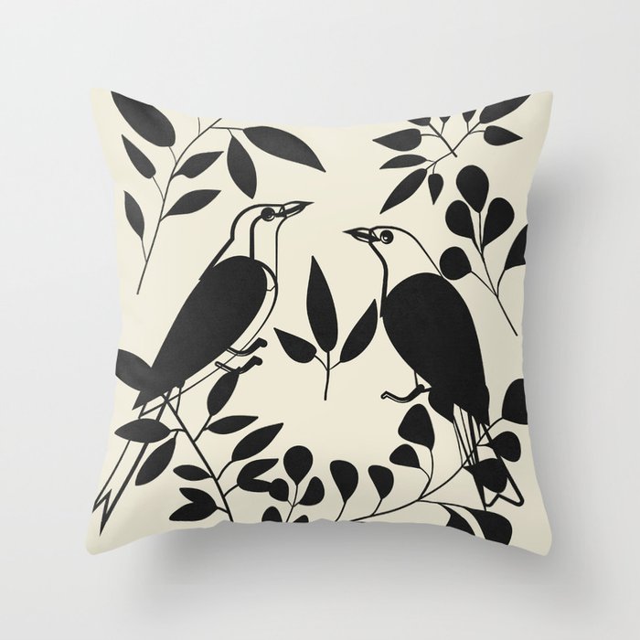 Song in the branches 2 Throw Pillow Gallery Image 6