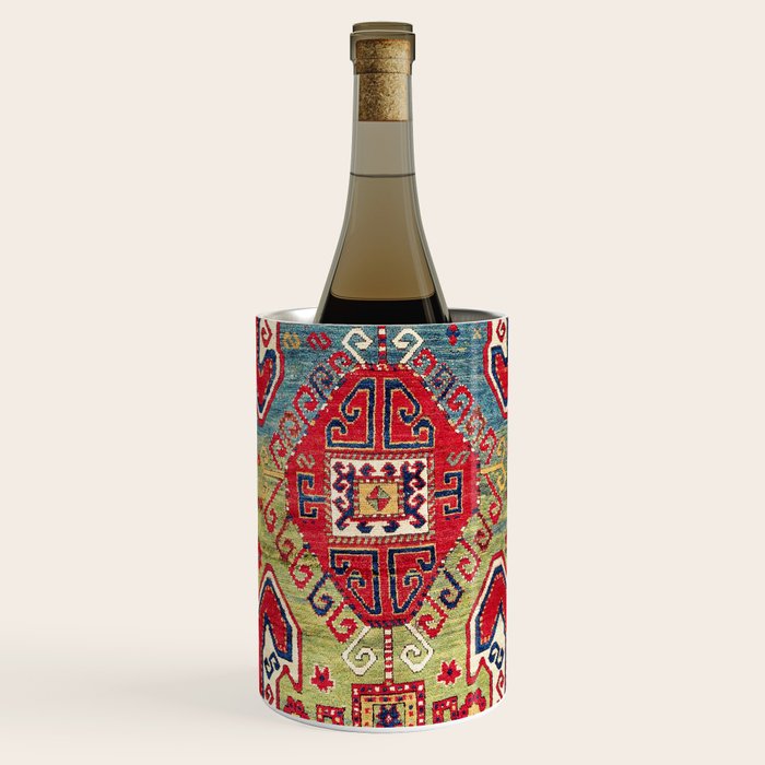 Sevan Kazak Southwest Caucasus Rug Print Wine Chiller Gallery Image 1