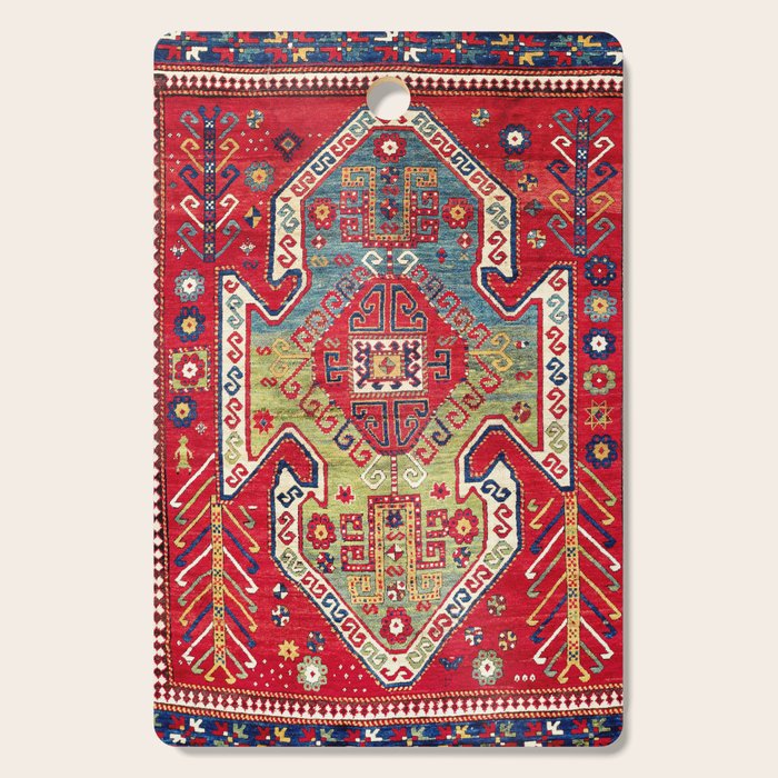 Sevan Kazak Southwest Caucasus Rug Print Cutting Board Gallery Image 1