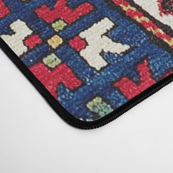 Sevan Kazak Southwest Caucasus Rug Print Desk Mat Gallery Image 4
