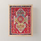 Sevan Kazak Southwest Caucasus Rug Print Mini Art Print Gallery Image 1