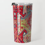 Sevan Kazak Southwest Caucasus Rug Print Travel Mug Gallery Image 3