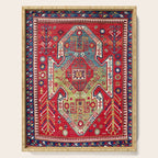 Sevan Kazak Southwest Caucasus Rug Print Serving Tray Gallery Image 1