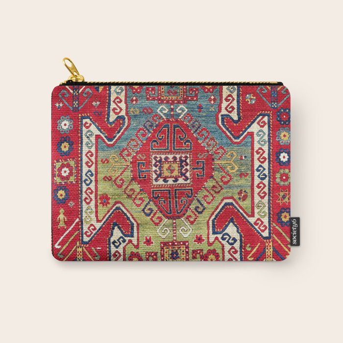 Sevan Kazak Southwest Caucasus Rug Print Carry All Pouch Gallery Image 1