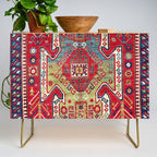 Sevan Kazak Southwest Caucasus Rug Print Credenza Gallery Image 1