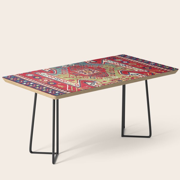 Sevan Kazak Southwest Caucasus Rug Print Coffee Table Gallery Image 1
