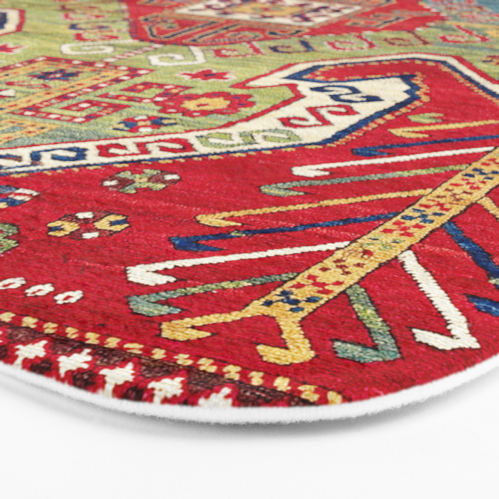 Sevan Kazak Southwest Caucasus Rug Print Bath Mat Gallery Image 3