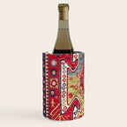 Sevan Kazak Southwest Caucasus Rug Print Wine Chiller Gallery Image 2