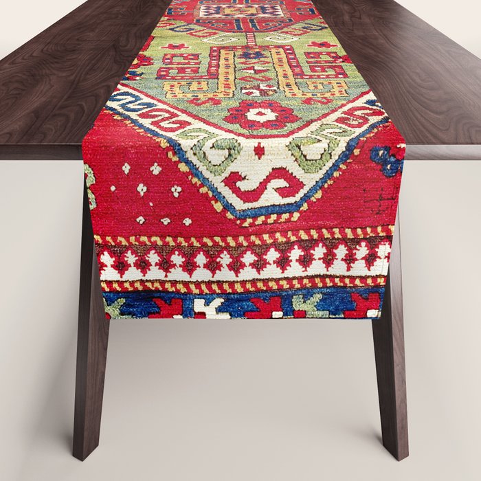 Sevan Kazak Southwest Caucasus Rug Print Table Runner Gallery Image 1